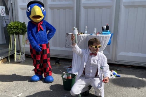 Szene aus der Globi Energieshow
