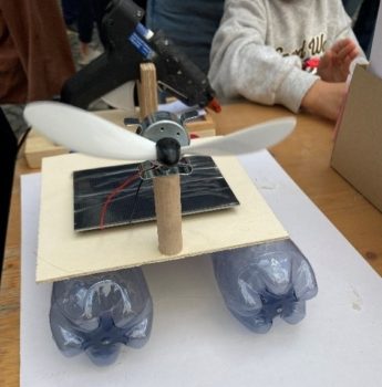 energietal toggenburg bot am Kinderfest Lichtensteig Solarboot-Basteln an