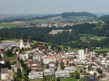 Blick auf Bazenheid
