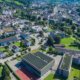 Luftaufnahme von Dorf Wattwil